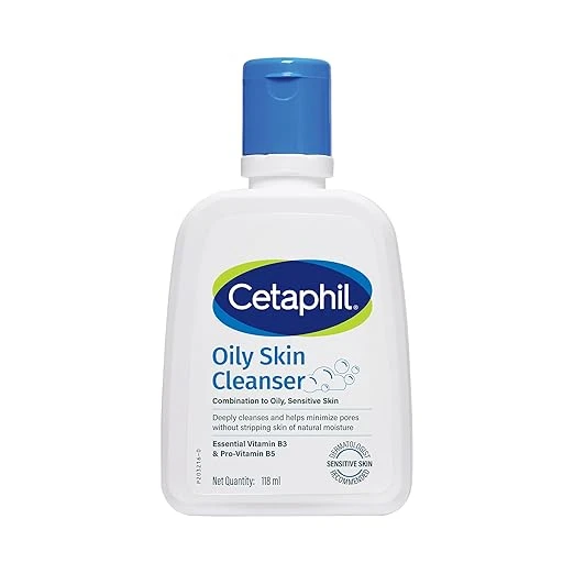 Cetaphil Oily Skin Cleanser for Combination to Oily & Sensitive Skin 118ml