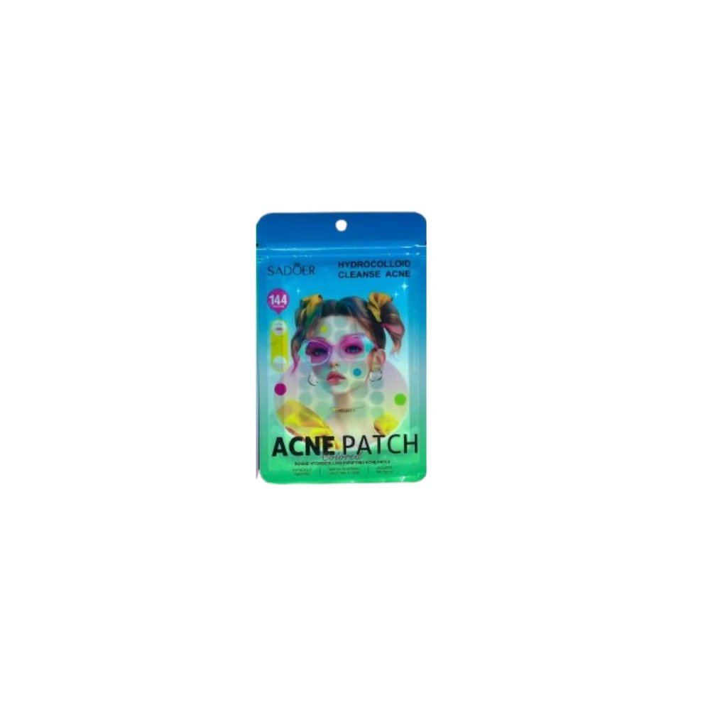 SADOER Round Hydrocolloid Colored Acne Patch – 144 Patches