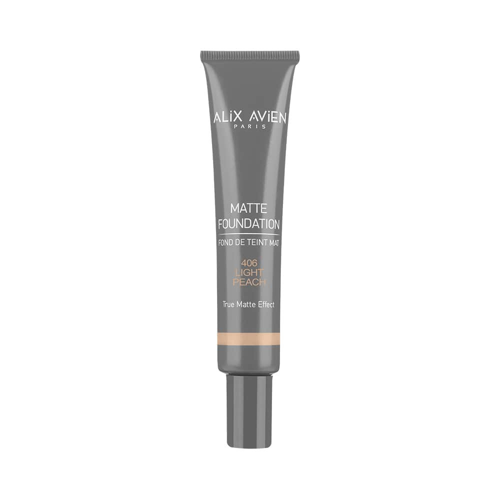 ALIX AVIEN PARIS Matte Foundation – 406 Light Peach