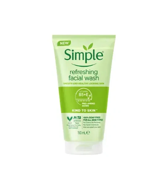 Simple Skin Refreshing Facial Wash Gel 150ml (EXP2026/11) Old Verson