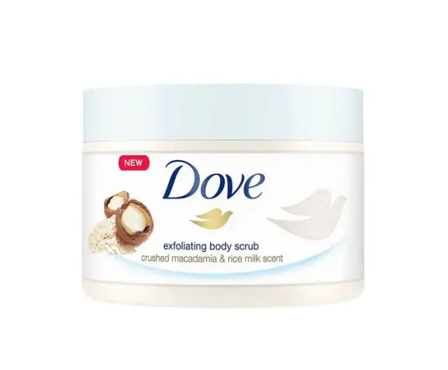 Dove Exfoliating Body Scrub Macadamia & Rice Milk