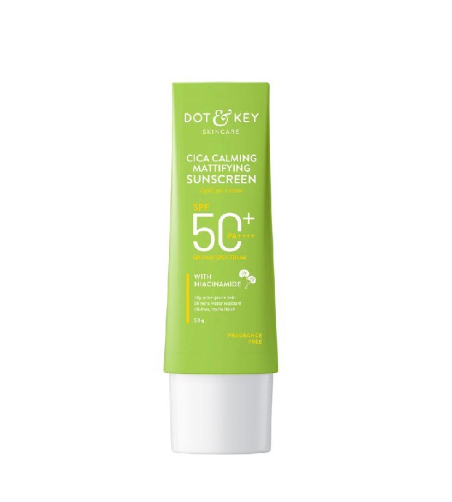 Dot and Key Cica Calming Mattifying Sunscreen SPF 50+ PA++++ with Niacinamide 50g