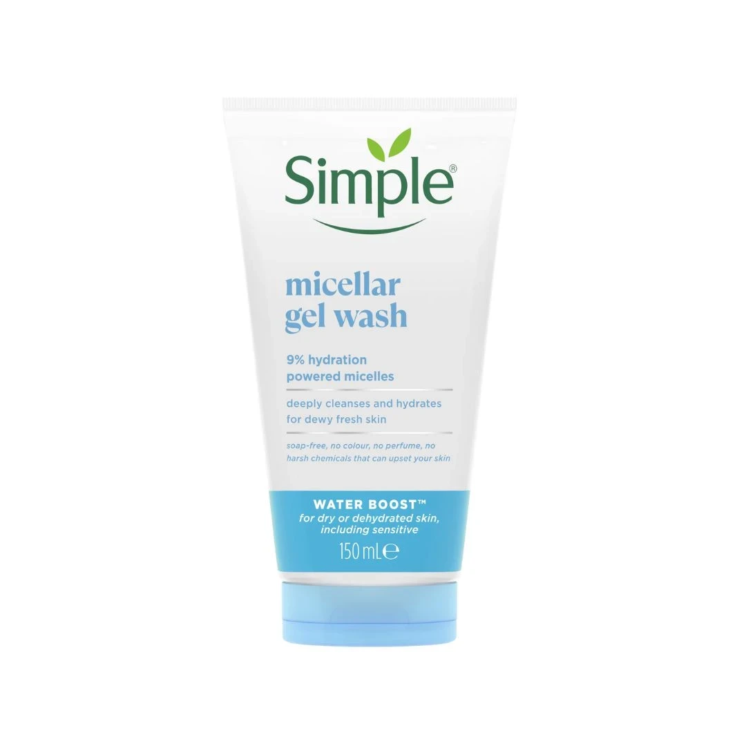 Simple Water Boost Micellar Facial Gel Wash 150ml