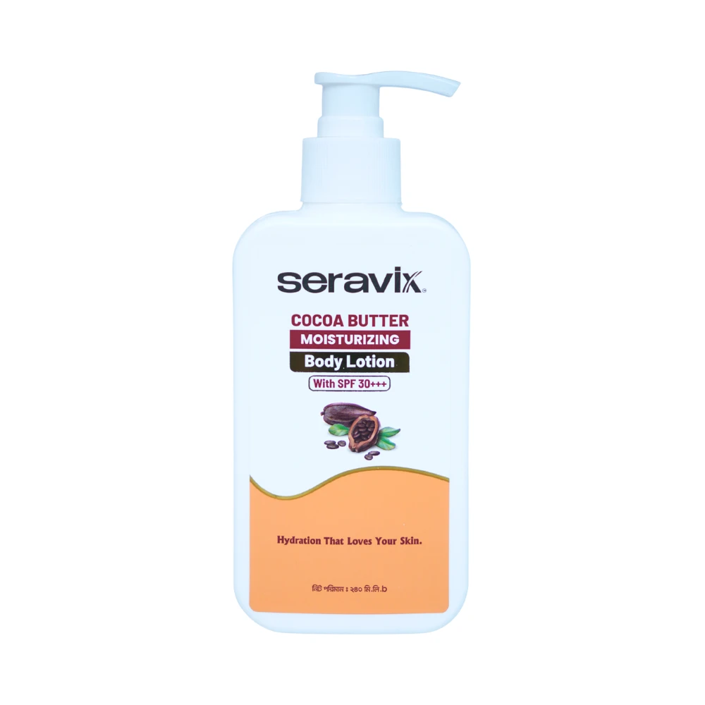 Seravix Coca Butter Moisturizing Body Lotion With Spf 30+++ 240ml