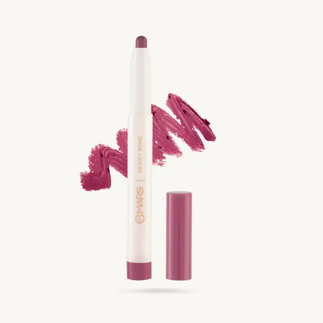 Mars Poppins Long Lasting Lip Crayon (Berry Wine-09) 1.3g