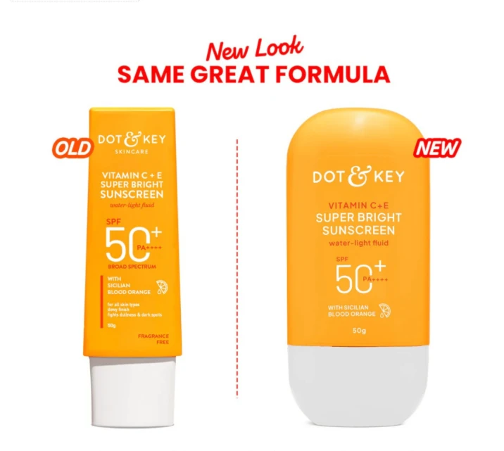 Dot & Key Vitamin C + E Super Bright Sunscreen SPF 50+ 50g